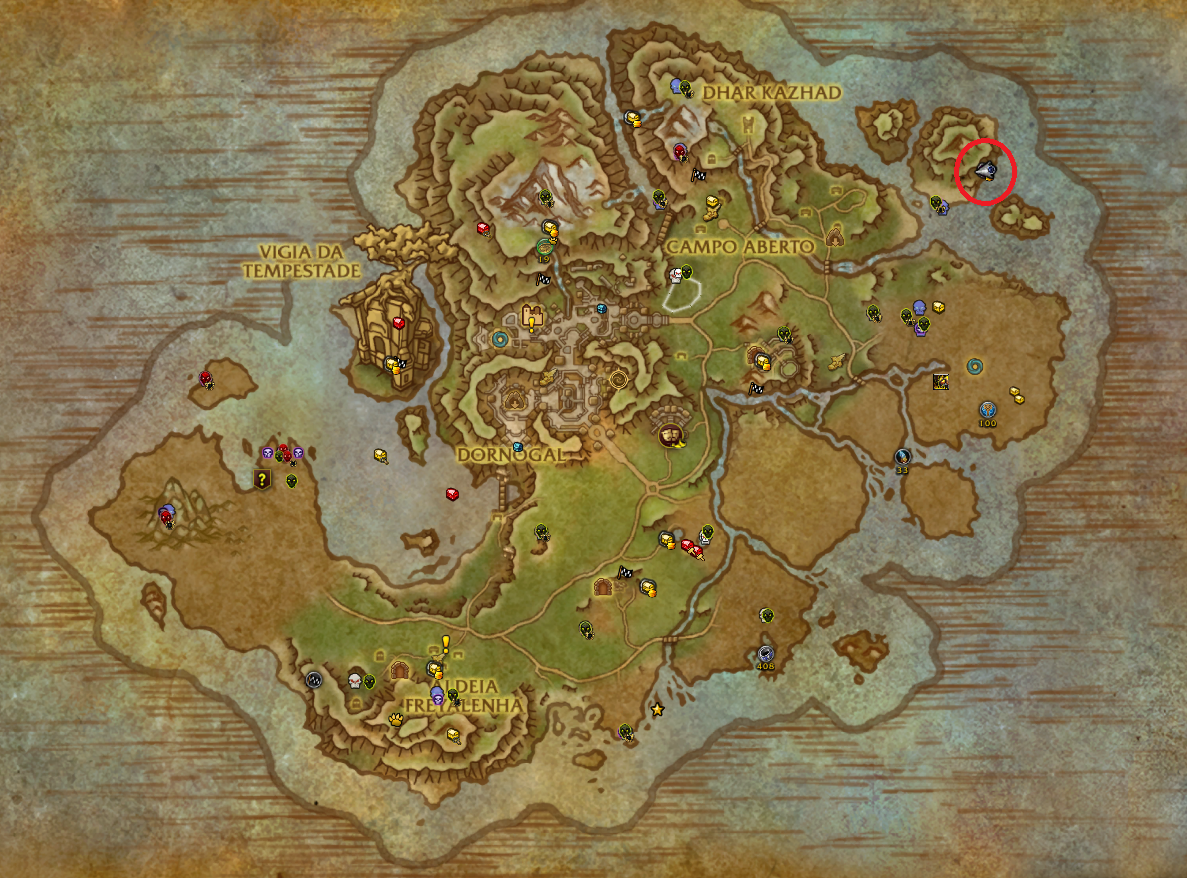 Mapa Pérola de Jade